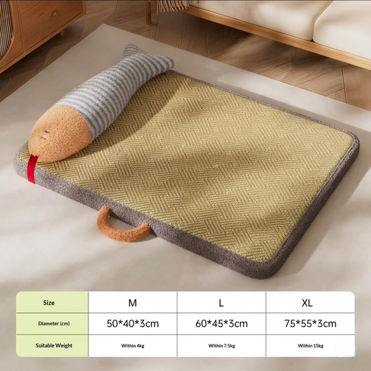 Summer Ice Silk Cooling Pet Bed Mat