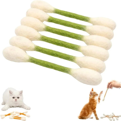 Cotton Swabs Cat Toys