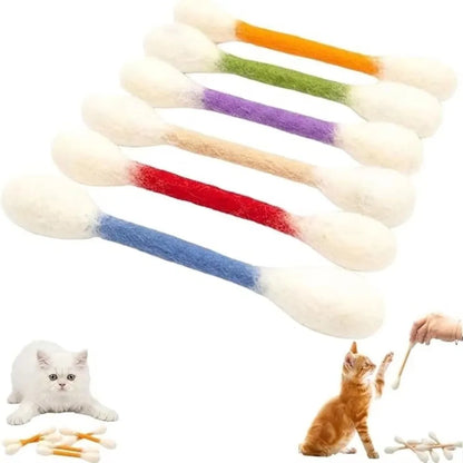 Cotton Swabs Cat Toys