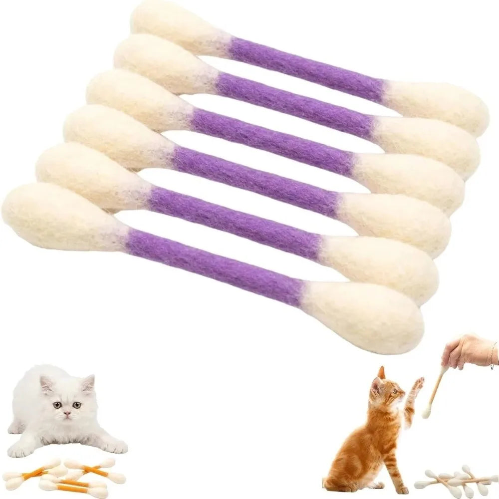 Cotton Swabs Cat Toys