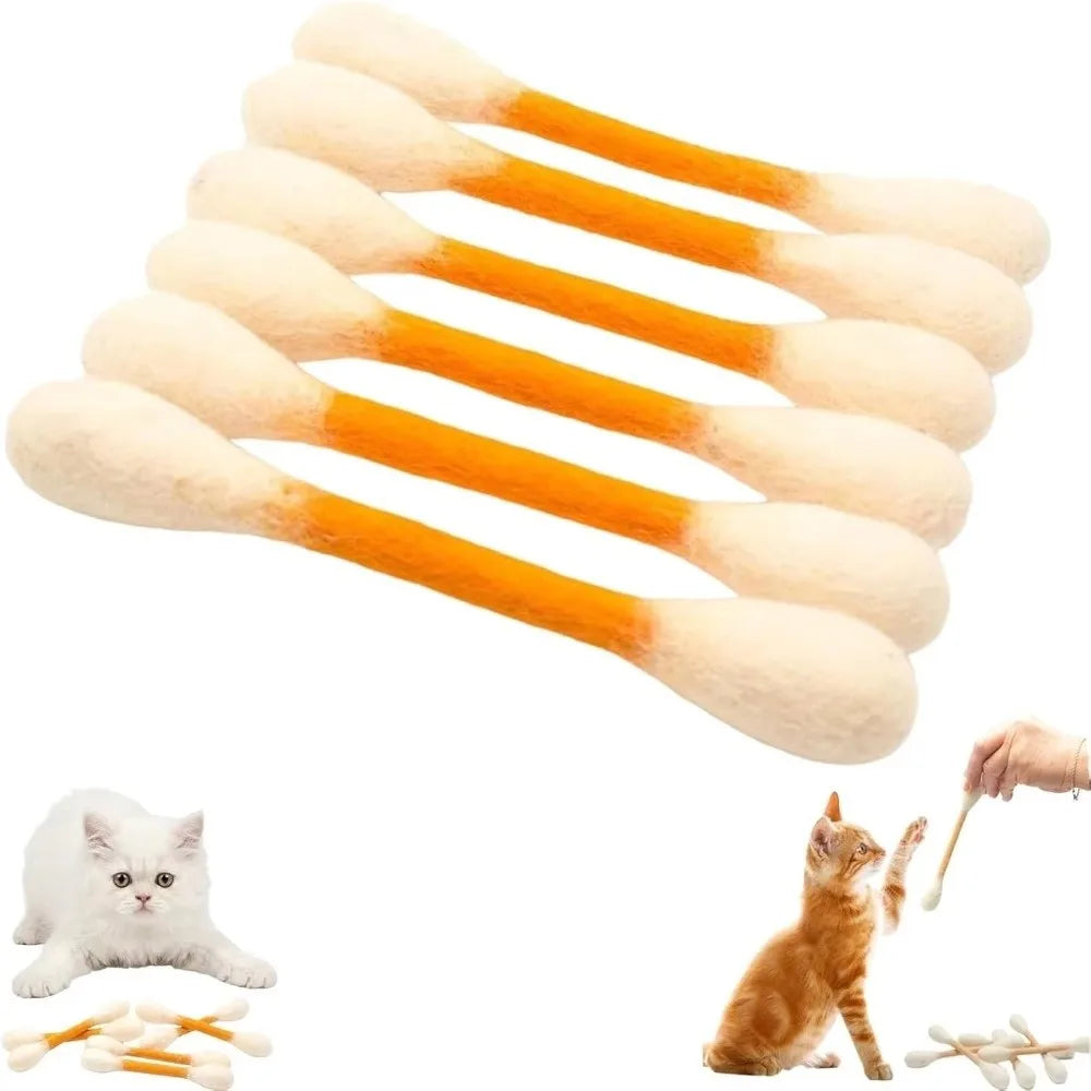 Cotton Swabs Cat Toys
