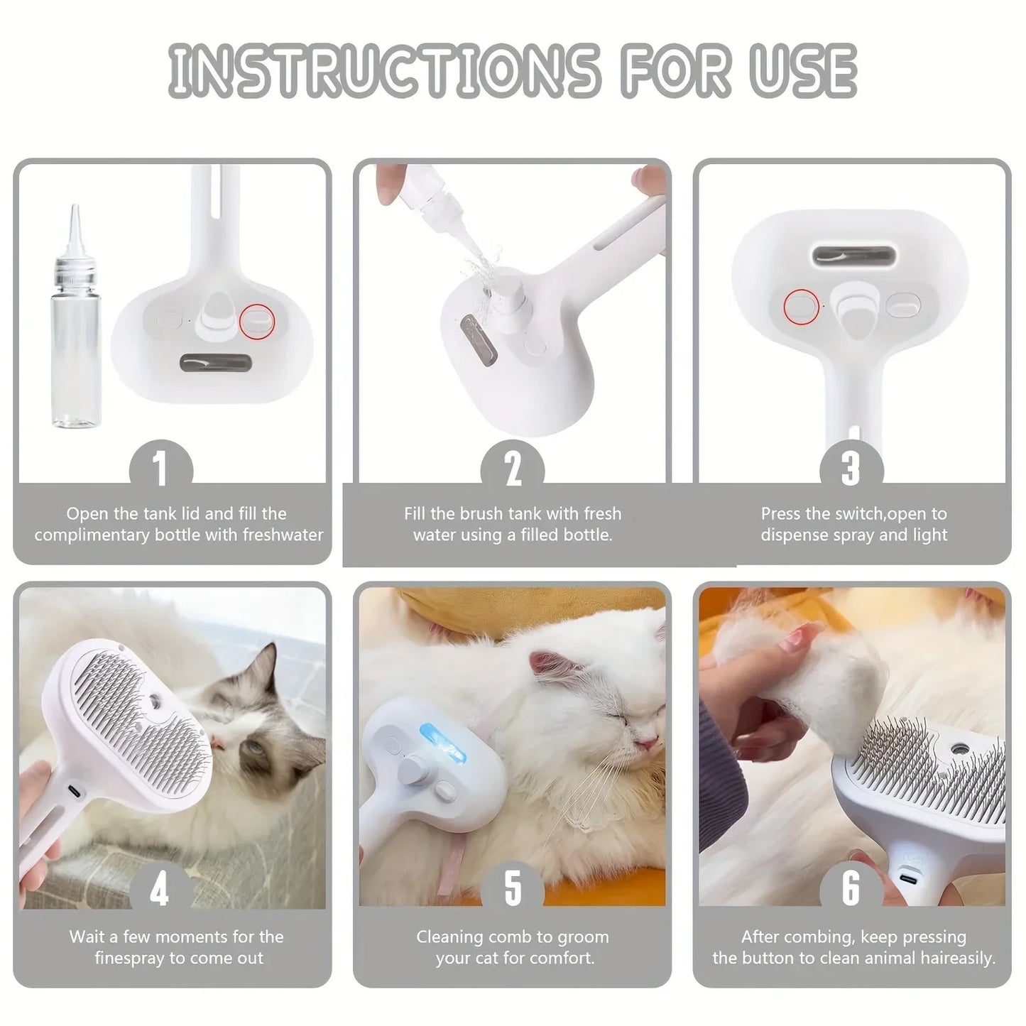 PawLoop Steam Brush™