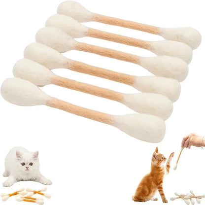 Cotton Swabs Cat Toys